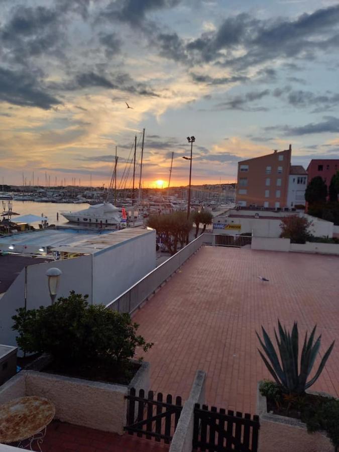 Agreable Studio Vue Port Au Cap D'아그 외부 사진