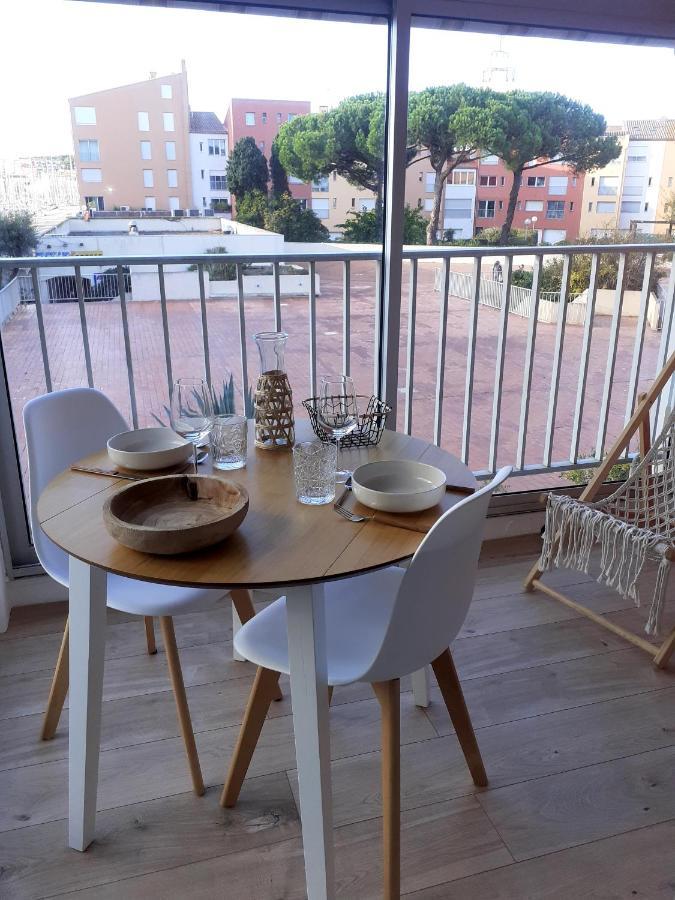 Agreable Studio Vue Port Au Cap D'아그 외부 사진